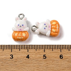 Pendenti in resina opaca a tema halloween&nbsp;RESI-D075-02G