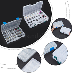 2 set di 2 scatole per attrezzi da pesca in plastica PP rettangolari rimovibili&nbsp;CON-FH0001-45
