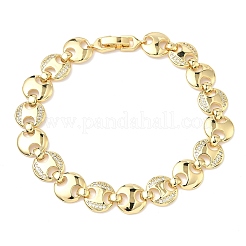 Armband aus flachen&nbsp;BJEW-G773-06G