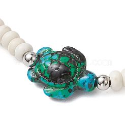 Armbänder aus Kokosnussperlen mit Meeresschildkröten und Seesternen&nbsp;BJEW-JB11882-01