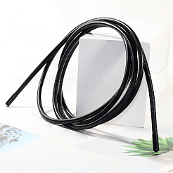 Runde Bindegürtel aus PU-Leder mit Kordel für Kleider&nbsp;DIY-WH20007-802B-02
