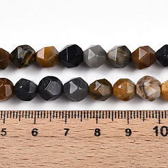 Natürliche versteinerte Holzperlen Stränge&nbsp;G-T139-8mm-52