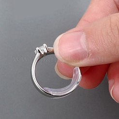 8 Stück 8 Größen Kunststoff unsichtbarer Ringgrößenversteller&nbsp;TOOL-K011-01