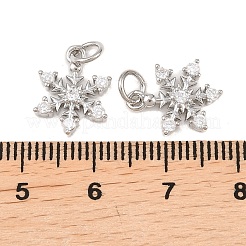 Pendentifs avec zircon cubiques à micro-pavés en laiton&nbsp;KK-B167-15P