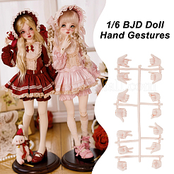 8Sets PVC BJD Puppengestenzubehör&nbsp;DIY-GO0002-51