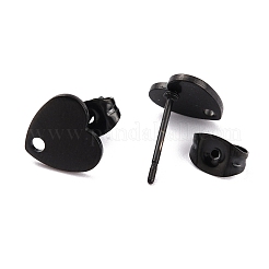 Ohrstecker-Beschläge aus Edelstahl 304&nbsp;EJEW-O104-13EB
