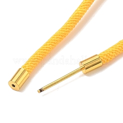 Creazione di collana in cordoncino di nylon regolabile&nbsp;KK-CBACFA2-02G-28