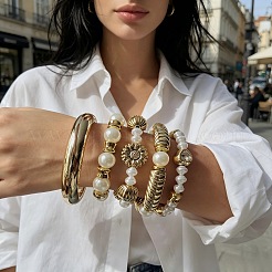 Bracelets empilables réglables&nbsp;WG9E4B2-01