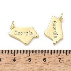 Pendentifs en laiton&nbsp;KK-D229-22Y-G