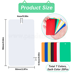 140 gros pendentif en plastique de 7 couleurs&nbsp;KY-SP0001-20B