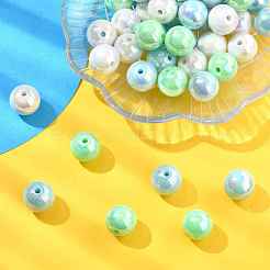240g 3 couleurs perles acryliques opaques&nbsp;MACR-YW0003-63A