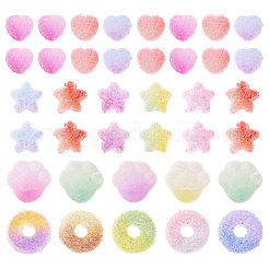 160 Stück 4 Stile Imitation Süßigkeiten Lebensmittel Stil Harz Cabochons&nbsp;RESI-TA0004-10