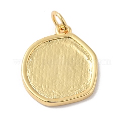 Emaille-Anhänger aus Messing mit Gestellbeschichtung&nbsp;KK-R144-01G-04