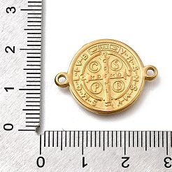 304 ciondolo in acciaio inox con medaglia di san benedetto e croce&nbsp;X-STAS-C119-12G
