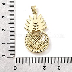 Pendentifs avec zircon cubiques à micro-pavés en laiton&nbsp;KK-H267-008B-G
