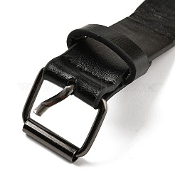 Hebillas de cinturón de puño de cuero pu&nbsp;LS-FIND-WH0061-82