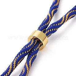 Silberarmbänder aus Nylonschnur&nbsp;MAK-C003-03G-24