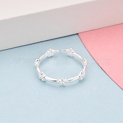 925 offener Manschettenring aus Sterlingsilber für Damen&nbsp;STER-N016-148S