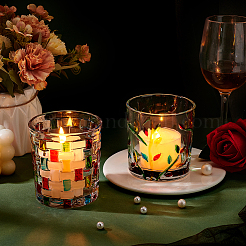 2 stücke 2 arten glas kristall tasse&nbsp;AJEW-GA0007-39