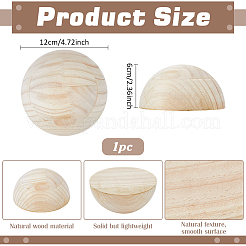 Unbemalte Endstücke und Spindeln aus Holz zum Basteln&nbsp;WOOD-WH0029-178A