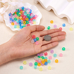 450 Stück 9 Farben transparente und leuchtende Kunststoffperlen&nbsp;KY-TA0001-35