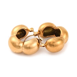 Orecchini a cerchio in acciaio inossidabile 304 per donna&nbsp;EJEW-Z057-05G
