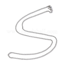 Anlaufgeschützte Rolo-Kette für Männer&nbsp;LS-NJEW-F027-14-2mm