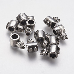 Ionenplattierung (IP) 304 Edelstahl europäische Perlen&nbsp;STAS-J022-108AS