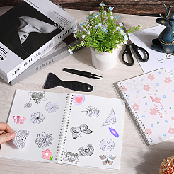 Libreta de espiral A5 de hojas sueltas para coleccionar pegatinas&nbsp;AJEW-CP0007-85B