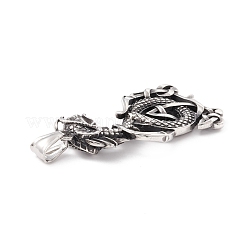 Pendenti in acciaio inossidabile 304 in stile tibetano&nbsp;X-STAS-P305-05AS