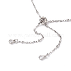 2 pièce de fabrication de collier coulissant en acier inoxydable 304&nbsp;AJEW-JB01272