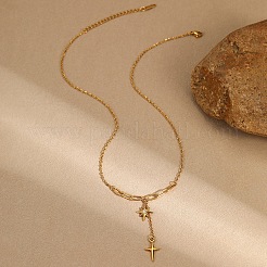 Collares de mujer con borlas de doble estrella&nbsp;WGF3CA2-01