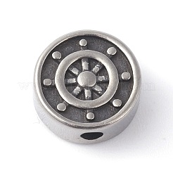 304 Edelstahlperlen&nbsp;STAS-G186-27AS