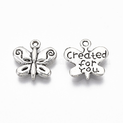 Tibetischer stil Aluminium Anhänger & Charms&nbsp;LF0563Y