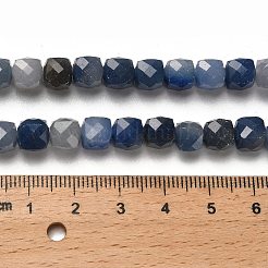 Natürliche blaue Aventurin (gefärbt und erhitzt) Perlenstränge&nbsp;G-H078-C22-01
