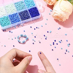DIY-Sets zum Herstellen von Armbändern aus runden Glasperlen&nbsp;SEED-YW0002-64A