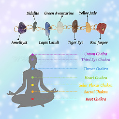 DIY-Chakra-Edelstein-Ohrring-Herstellungskits&nbsp;DIY-TA0009-02
