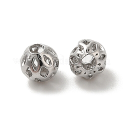 Perles d'espacement creuses en laiton&nbsp;KK-P249-03C-P