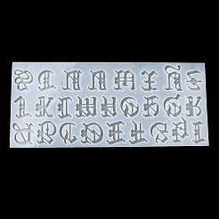 Gothic-Stil-Buchstaben A~Z DIY-Silikon-Anhängerformen&nbsp;SIMO-H012-04