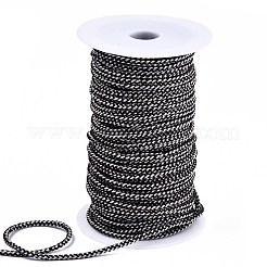 Zweifarbige geflochtene Polyesterschnüre&nbsp;OCOR-S127-001B