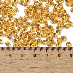 Perles de rocaille en verre de couleurs transparentes&nbsp;X1-SEED-P006-02A-15