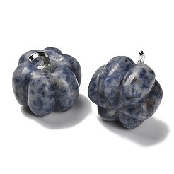 Figuras de pimiento morrón con jaspe de manchas azules naturales&nbsp;G-Q190-02P-08