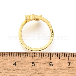 Manschettenringe aus Messing für Damen&nbsp;RJEW-U044-N