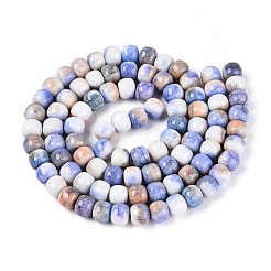 Colliers de perles de verre teintées à effet ombré&nbsp;GLAA-N067-01A-05