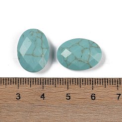 Synthetik Türkiscabochons&nbsp;G-O175-15N-01