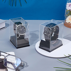 2 vitrina de plástico transparente para relojes individuales&nbsp;CON-PH0003-57