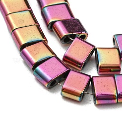 Chapelets de perles en hématite synthétique électrolytique sans magnétiques&nbsp;G-C106-B02-01B