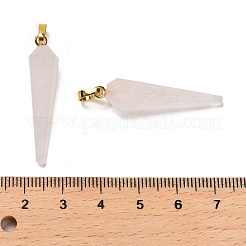 Quarzo rosa naturale ha ciondoli&nbsp;G-D089-01G-06
