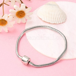 Bracelets de style européen en acier inoxydable 304 pour la fabrication de bijoux&nbsp;BJEW-YW0001-07