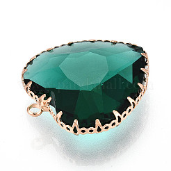 Pendentifs en verre transparent&nbsp;KK-N283-01E-G